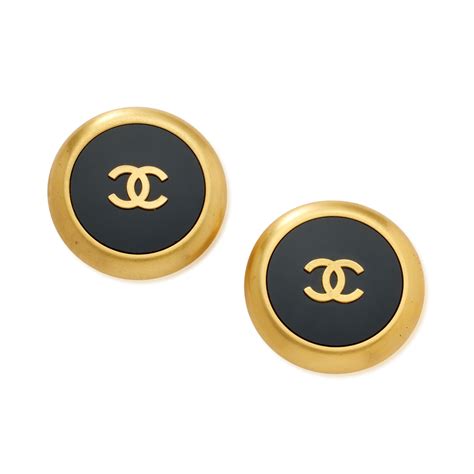 chanel acrylic earrings